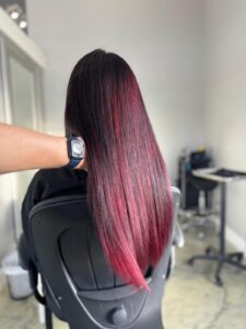 dark red hair color