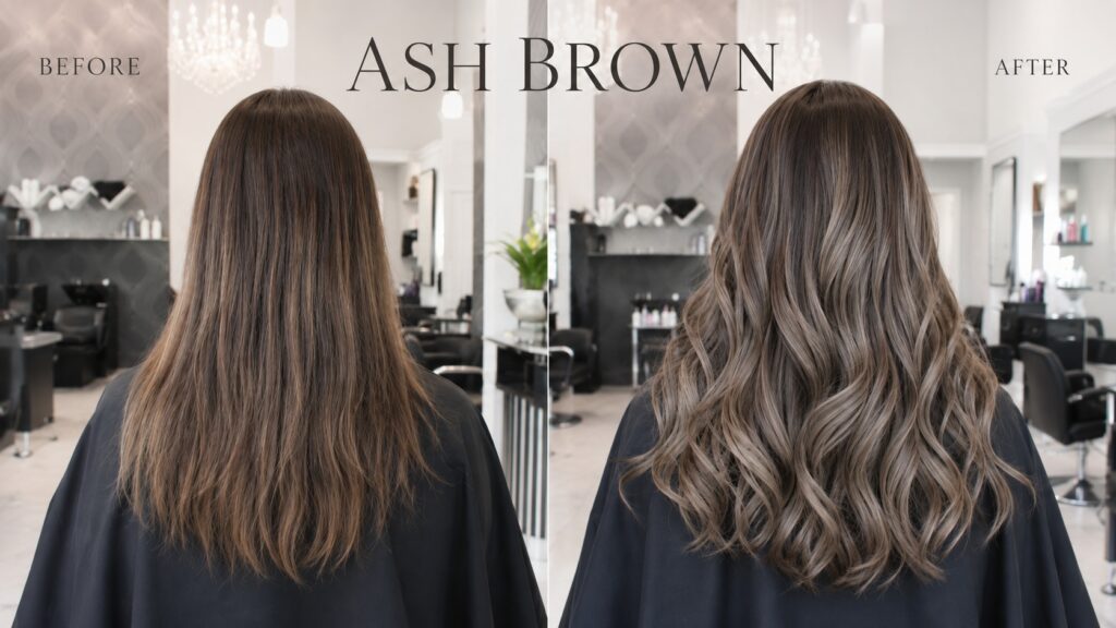 ash brown hair color