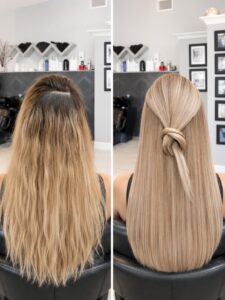 Root Touch Up Calgary blonde