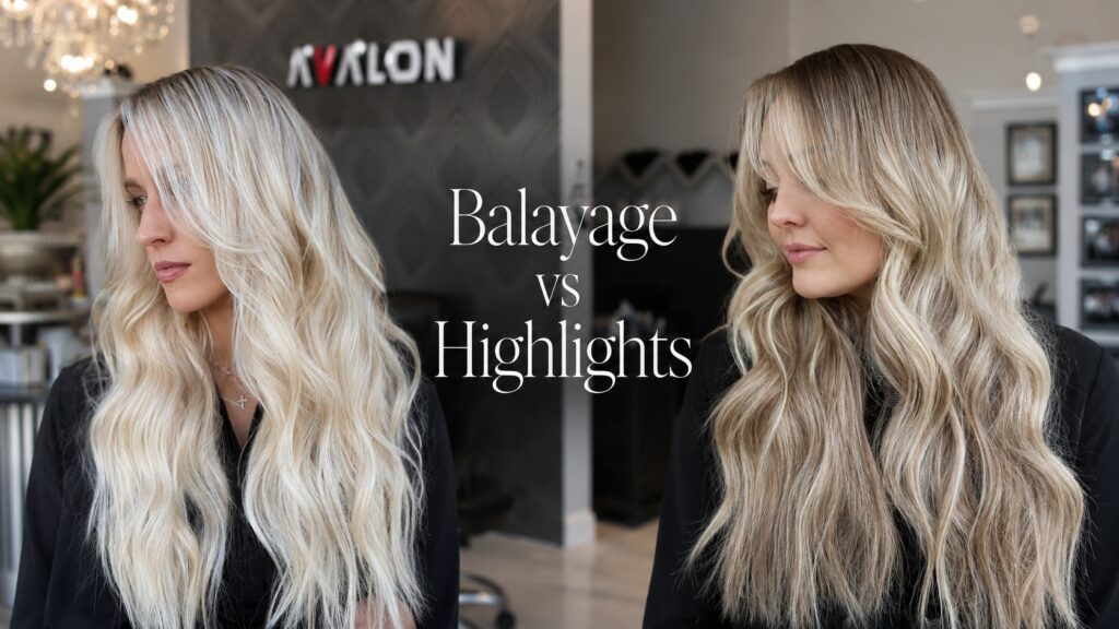 balayage vs highlights